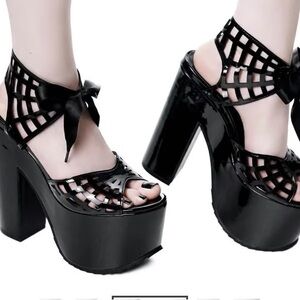 Killstar Wicked Web Heels